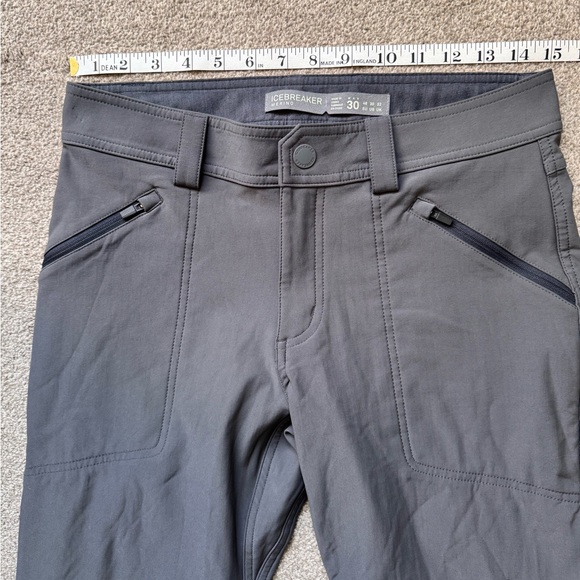 Mens Icebreaker Merino Outdoor Pants Size 30x31 EUC - Picture 8 of 11